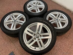 Originální ALU kola audi 5x112 r17 zimní pneu 6,5mm - 3