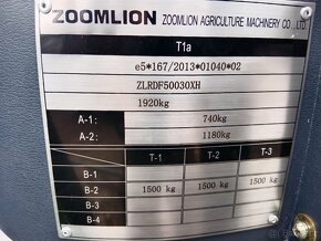 Malotraktor Zoomlion RD 254 (25PH) - 3