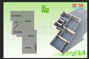 Prodej bytu 3+1, 74 m², Ostrava, ul. náměstí Antonie Bejdové - 3