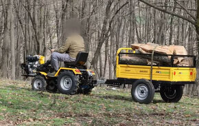 Minitraktor ProGARDEN Campo T18 4x4,18HP benzín - 3