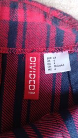 Mini sukně- flanel anglická kostka cel. 34 XS - 3