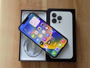 APPLE iPhone 13 Pro 256GB Silver - ZÁRUKA - TOP STAV - 3