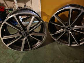 Alu disky 5 x 112 R18 Mercedes + čidla - 3