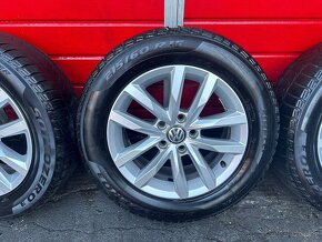 Original ALU kola VW Sepang 16" 8,5J ET41 + pneu 215/60/R16 - 3