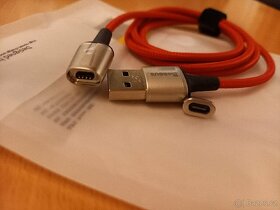 Magnetický microUSB kabel 1m - 3