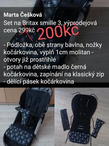 Velký výprodej ušitých doplňků na kočárky, CENY OD - 3