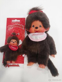 plyšové hračky Mickey + Monchhichi + kočička se zvuky - 3