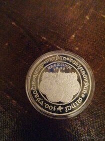 Pamětní stříbrná mince 500 Kčs - 3