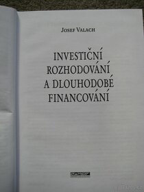 Valach, Investiční rozhodování a dlouhodobé financování - 3