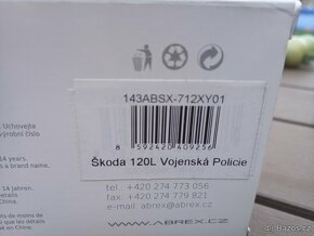 Abrex Škoda 120L Vojenská policie vzácná  první edice  - 3