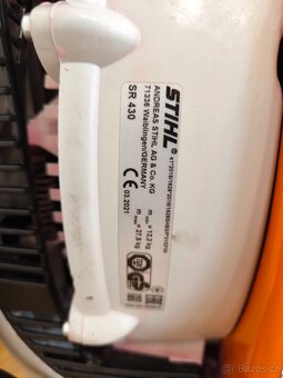 Rosič Stihl SR 430 , málo používany - 3