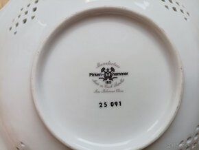 Krásná pozlacená porcelánová mísa Pirken-Hammer zal.1803 - 3