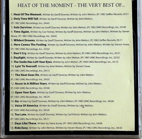 CD THE ASIA - THE VERY BEST OF ASIA - 3