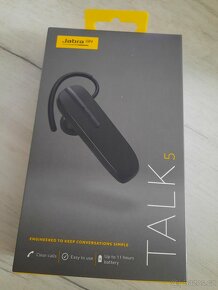 Handsfree Jabra Talk 5, čené barvy, nový nepoužitý - 3