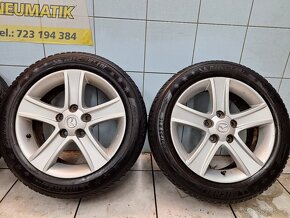 Alu kola R16 5x114,3 Mazda + zimní pneu 205/55/16 Michelin - 3