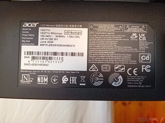 Monitor Acer Nitro VG271U M3 - 3