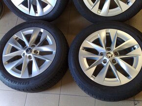 alu kola 5x112 r17 original škoda octavia 205/55/17 - 3