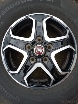 ALU Fiat originál R16 5x130 pneu 225/75R16CP Continental - 3