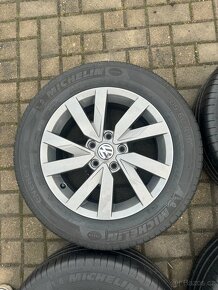 ORIGINÁL Alu Volkswagen Aragon R16, 5x112 - TOP STAV - 3