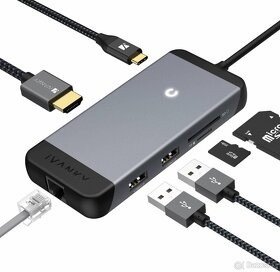 USB-C Hub s RJ45 Ethernet iVANKY 7-v-1 - 3