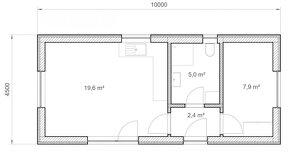 45 m², energetická dřevostavba (Malá Veleň, Soutěsky) - 3