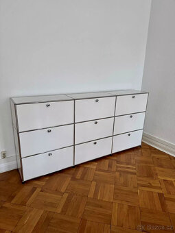 Highboard USM Haller bílá 225 x 35 x 109 - z kancelářské výp - 3