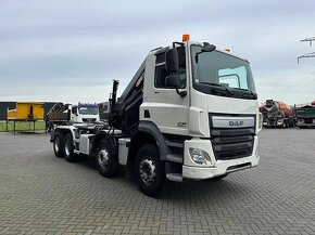 DAF CF460 8x4 - nosič kontejnerů s hydraulickou rukou - 3