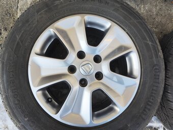 16"celoroční alu sada 5x114 origo Dacia Duster 215/65 Conti - 3