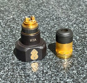 Hussar Vapes Torpedo Micro RTA Black and Gold - 3