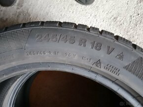 245/45/18 96v Continental - zimní pneu 4ks - 3