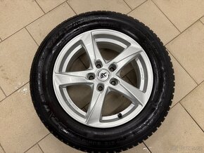 Sada alu kol se zimními pneu Dunlop 215/60 R16 - 3