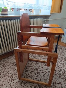 Vícefunkční dětská židlička a stoleček - 3