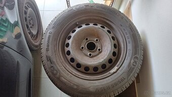 Plechová kola + letní pneu 195/65 R15V Barum - 3