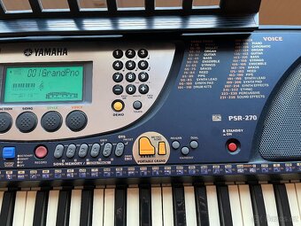 Elektrické klávesy Yamaha PSR-270 - 3