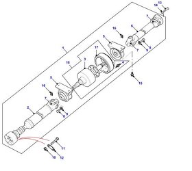 Kříž kardanu LAND ROVER FREELANDER - 3