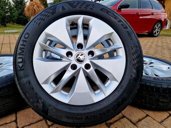 Originál ALU Škoda Twister + letní pneu 205/60 r16 - 3