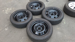 99% zimní kola 16" 4x108 195/55 Peugeot 207, Citroen C3 - 3