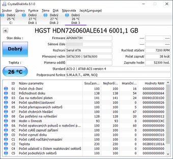 8x HDD HGST 6 TB SATA - otestované, spolehlivé - 3