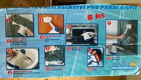 Parní čistič Cleaner KING, příslušenství , návod - 3