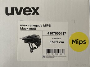 Uvex Renegade MIPS / vel. 57-61 + čelovka - 3