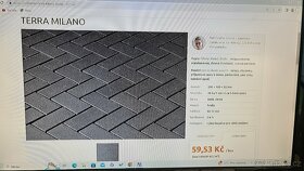 Dlažba luxusní pálená černá Miláno 0 cihelná 200x100x52 mm - 3