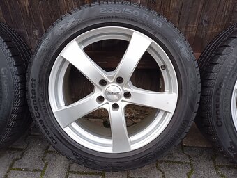 Zimní sada 5x112 audi 235/50/18 continental - 3