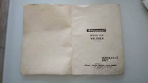 Prodám originální příručku VELOREX přívěsný vozík 1971 - 3
