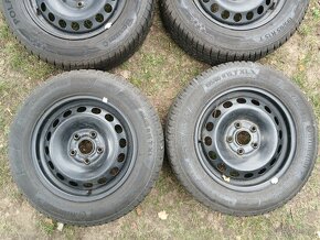 Plechová kola,sada,5x112,ET47,Conti+Barum,195/65 R15,9mm 6mm - 3