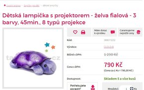 499 - Magická svítící želva Turtle Night Sky - sleva 50% - 3