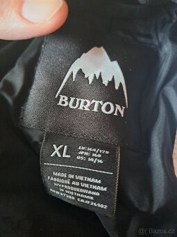 Černé lyžařské /snowboardové kalhoty zn. Burton XL - 164/170 - 3