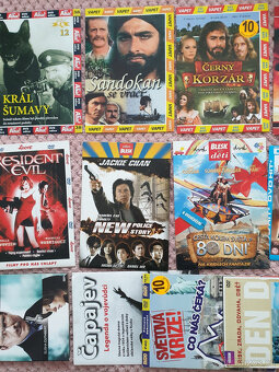 Velká sada set filmů 19 DVD 1 VHS filmy různé - 3