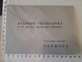 Akademie velehradská Olomouc - 3 nové obálky - 3