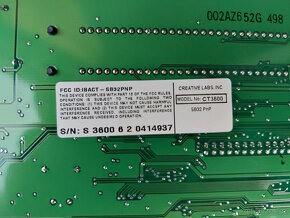 Soundblaster CT3600 - SB32 PnP, ISA, funkční - 3