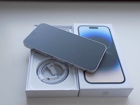 APPLE iPhone 14 Pro MAX 128GB Silver - ZÁRUKA - TOP STAV - 3